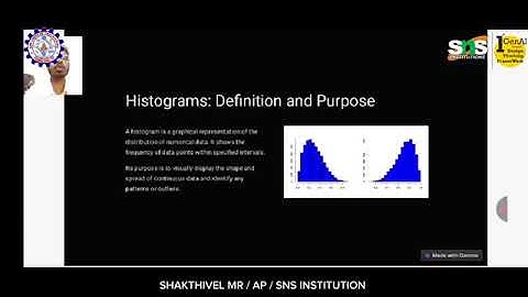 A lecture Video of Histogram   | Shakthivel M R  | AP Mechanical | SNS Institutions