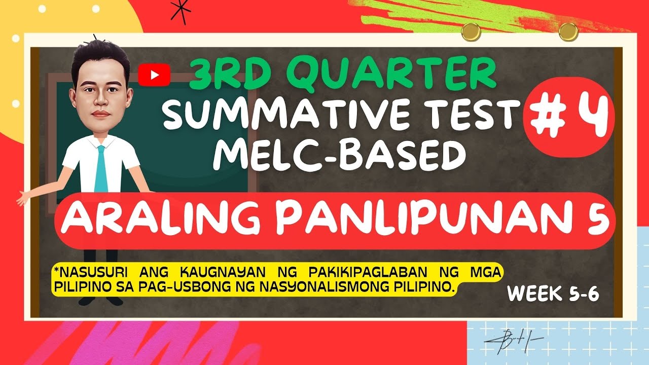 ARALING PANLIPUNAN 5 QUARTER 3/MELCBASED SUMMATIVE TEST2 /WEEK 1/WITH