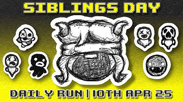 The Binding of Isaac | Daily Run 10th Apr 2025 (Rank: 4️⃣)