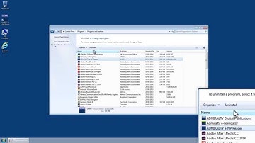 Uninstalling the ADMIRALTY e-Nautical Publications v1.3 Reader