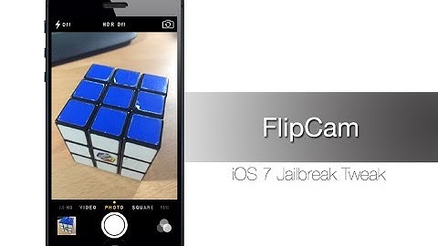 FlipCam gives you a new way to flip from front facing to back facing camera - iPhone Hacks