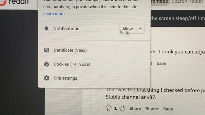 Did you accidentally allow notifications for a website on chrome. Click lock icon in URL to remove