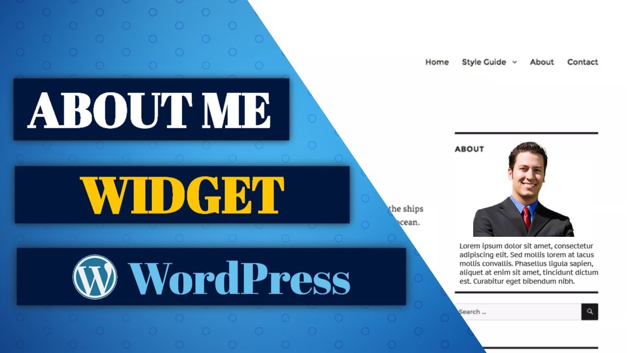 WordPress Widgets: How to Add an About Me Widget in Your Sidebar