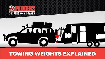 Towing Weights Explained - Pedders Suspension & Brakes