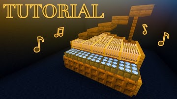 Playable Piano In Minecraft!
