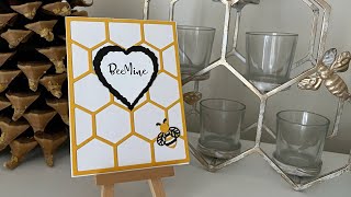 Easy BEE Mine Valentine&#39;s Day card