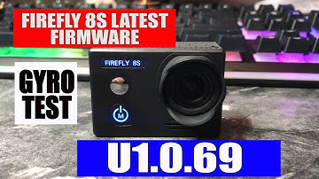FIREFLY 8S LATEST FIRMWARE U1.0.69 GYRO TEST