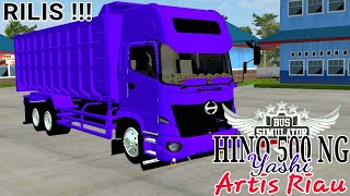 MOD HINO 500 YASHI ARTIS RIAU FULL ANIMASI BY ZAAMO CHAN||MOD BUSSID TERBARU 2020||