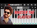 Master the blaster  master tamil song easy piano tutorial