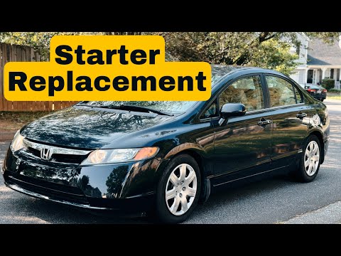 2006-2011 HONDA CIVIC STARTER REPLACEMENT