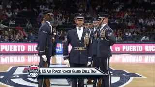 The USAF Honor Guard Drill Team @ Madison Square Garden 2014