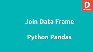 Python Pandas Join DataFrame