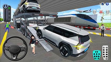 New Kia EV Car Transport to Building Parking Garage🚘 3D Driving Class 2025 - Android iOS Gameplay🎮