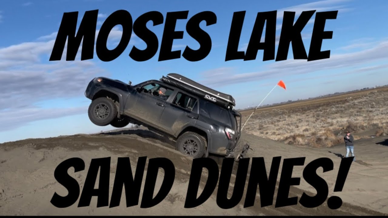 Rigs and Adventure WINTER Trip to Moses Lake Sand DUNES!