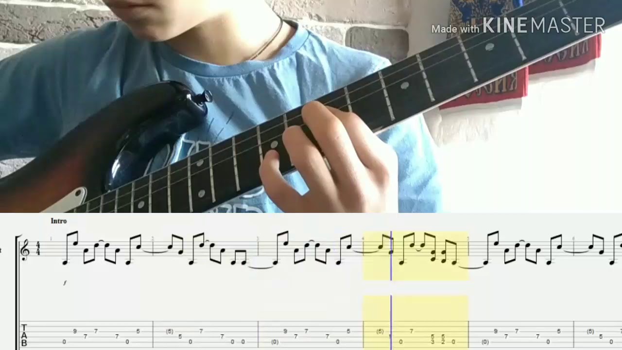 How to play AC/DC Hells Bells Full guitar lesson Angus Young part