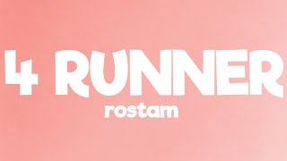 rostam - 4 runner ( lyrics)