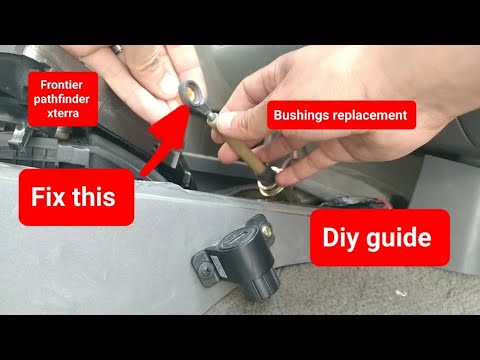 shifter cable bushing replacement frontier 2005-2009 #shifter #diy #nissan #