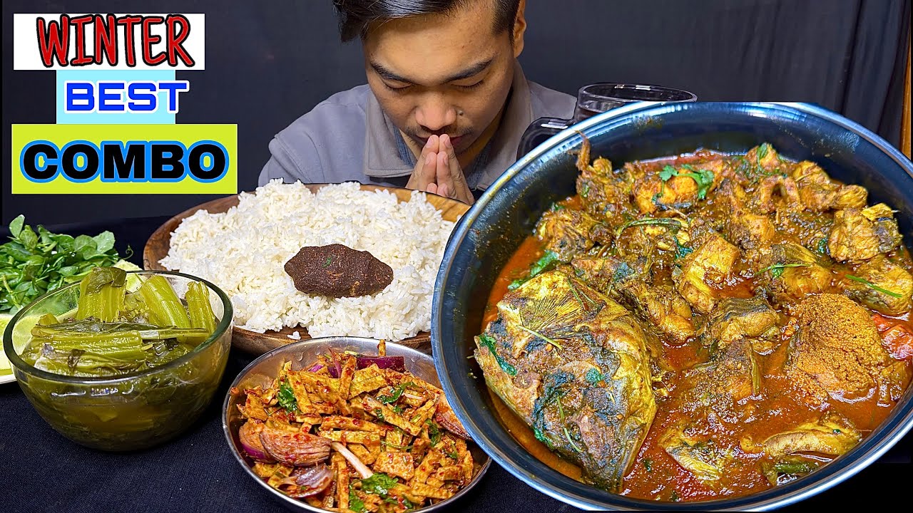 Sitting Fish Curry😁 + Recipe// Winter Best Combination Dish||