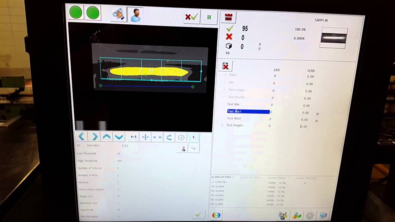 Thermal camera (glue) vision inspection system YouTube
