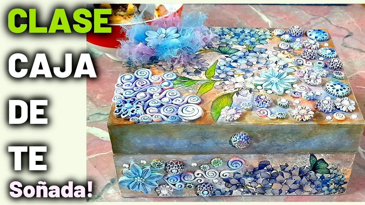 ¿Cómo decorar una caja de té? /TE ENCANTARÁ 