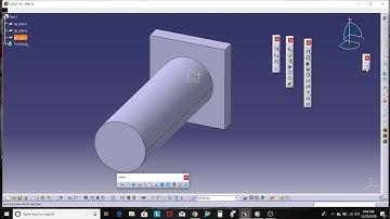 19. Sketcher Transformation CATIA V5: Project 3D Elements-3D Silhouette Edges- Intersecting 3D Elt