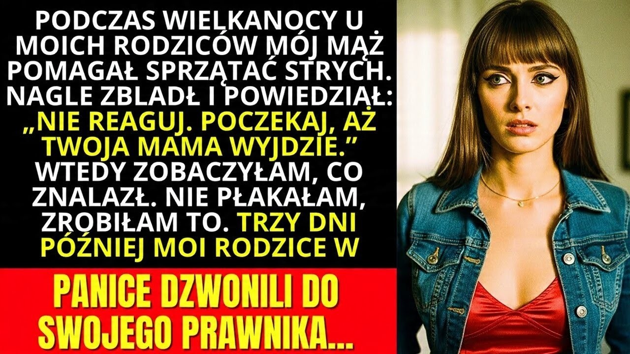 Mój mąż znalazł coś na strychu u rodziców i zbladł, po czym wyszeptał  „Nie reaguj”