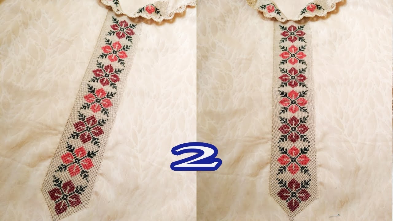 randa - جلابة راقية راندة حصيرة بالطرز بوانتي كروا الجزء 2 مع خديجة