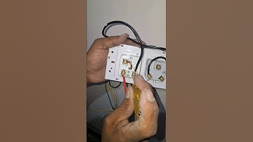 Ac Motor Starter Connection | Ac Starter Switch Connection #shorts #Youtubeshorts