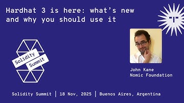 Hardhat 3 is here: what