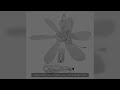Silent 6 Leaves USB Powered Ceiling Canopy Fan with Remote Control Timing 4 Speed Hanging Fan for Ca