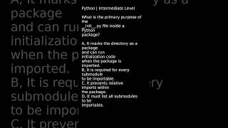 What is __init__.py in Python Packaging #programmers #help #learningpython