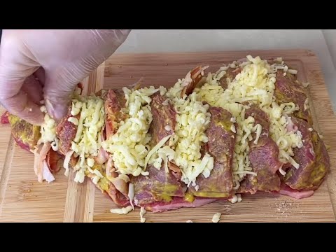 Vídeo: Carne Recheada Com Bacon E Vegetais