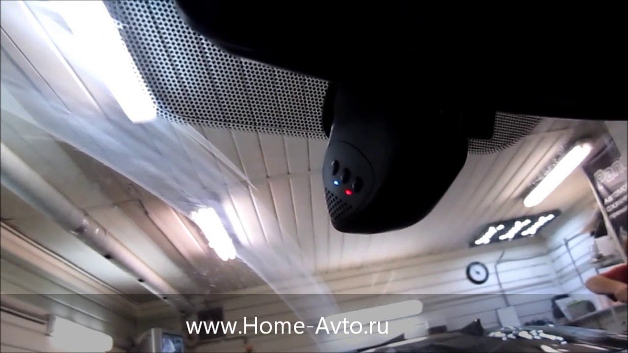 Штатный регистратор в Киа Рио - YouTube