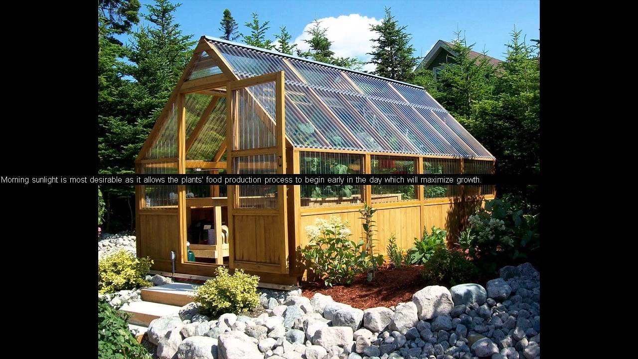 free greenhouse plans wood - youtube