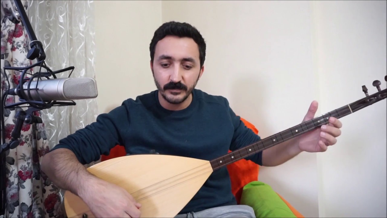 Ders 24/2 Yüce Dağ Başında Kar Boran Boran Solfej (Bağlama Dersi)