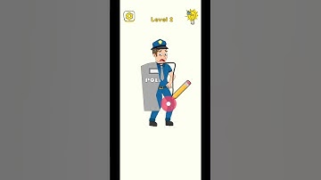Draw Police - Tricky Puzzles Game Level 2