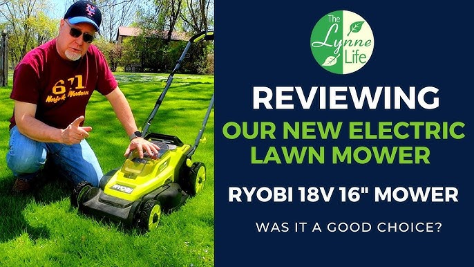 My Battery Lawn Mower  Ryobi One+ HP 16 inch mower 