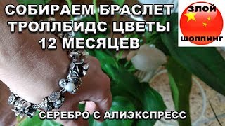 Собираем Браслет Trollbeads Autumn 2013 Цветок Месяца с Алиэкспресс // Полная Коллекция Цветов