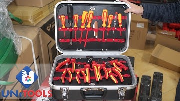 Bộ dụng cụ sửa chữa nghề điện cách điện 1000V KS Tools Germany 117.0195