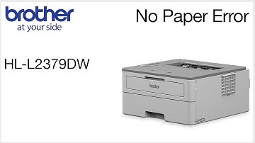 Brother MFCL2739DW - Clearing No paper error