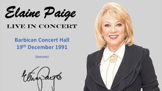 Elaine Paige: In Concert - Barbican Christmas (1991)