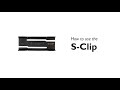 S-Clip accessory for pet carrier & safety harness use in the car - #safetravels