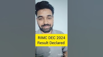 RIMC DEC 2024 Result Out | RIMC result declared | Anuj Sir | #rimcdec2024 #rimc