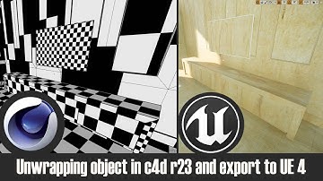 UV Unwrapping in Cinema 4D R23 & Export to Unreal Engine 4