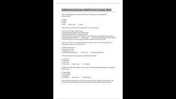 NAB RCAL Exam – Complete Study Guide