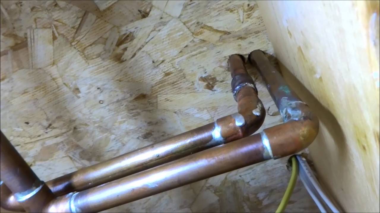 Bad Water Leak In Ceiling From 2nd Floor Youtube