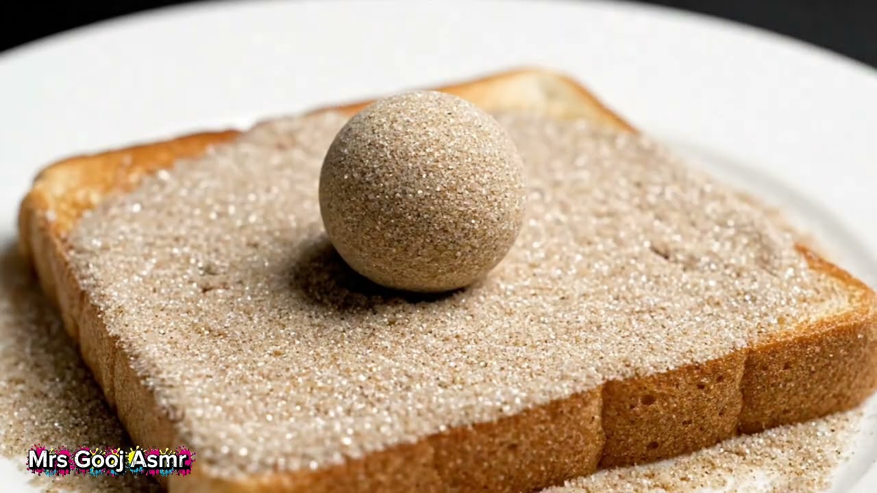 Weird Texture Balls on Toast 🍞🔪 No Talking ASMR