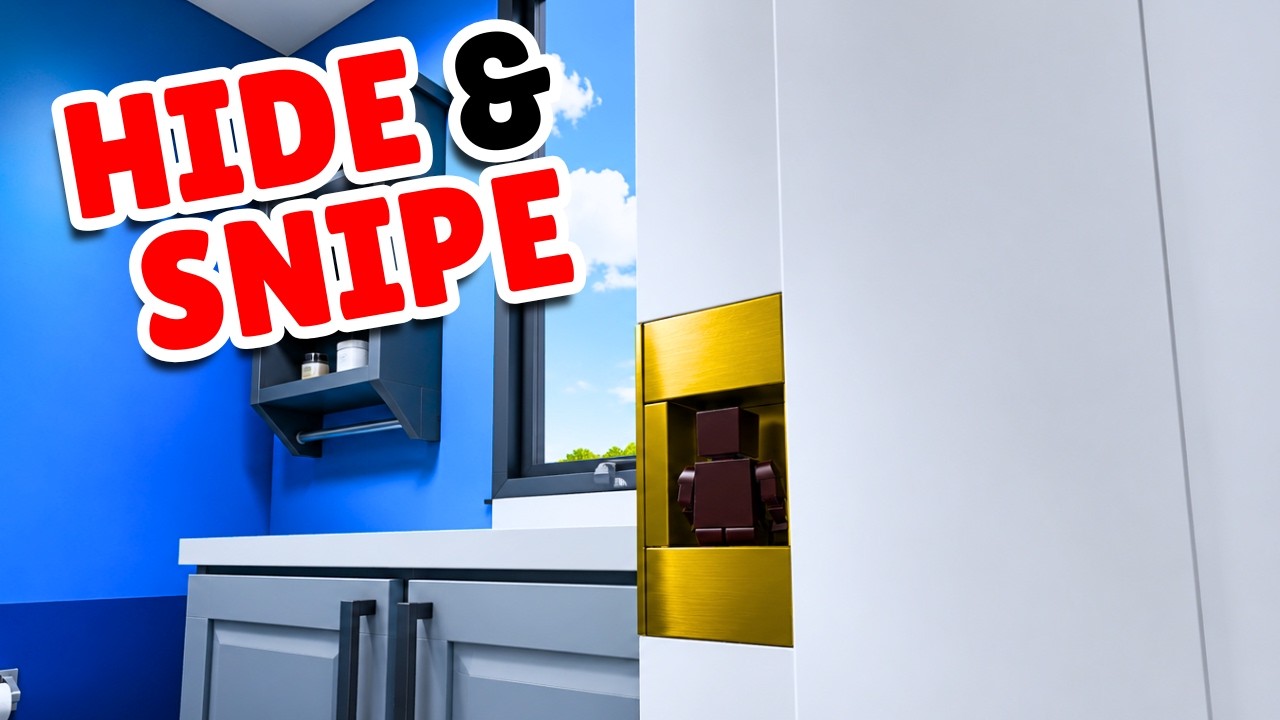 Hide & Snipe in a HUGE House 😱🏠🔫 | Brickadia Chaos