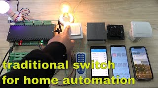 kc868-h32b pro controller use traditional switch for home automation