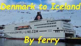 Denmark to Iceland ferry trip on MS Norrona